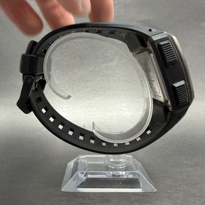 Timex Expedition Grid Shock watch Men 50mm Digital Black Alarm Chrono New Batt8