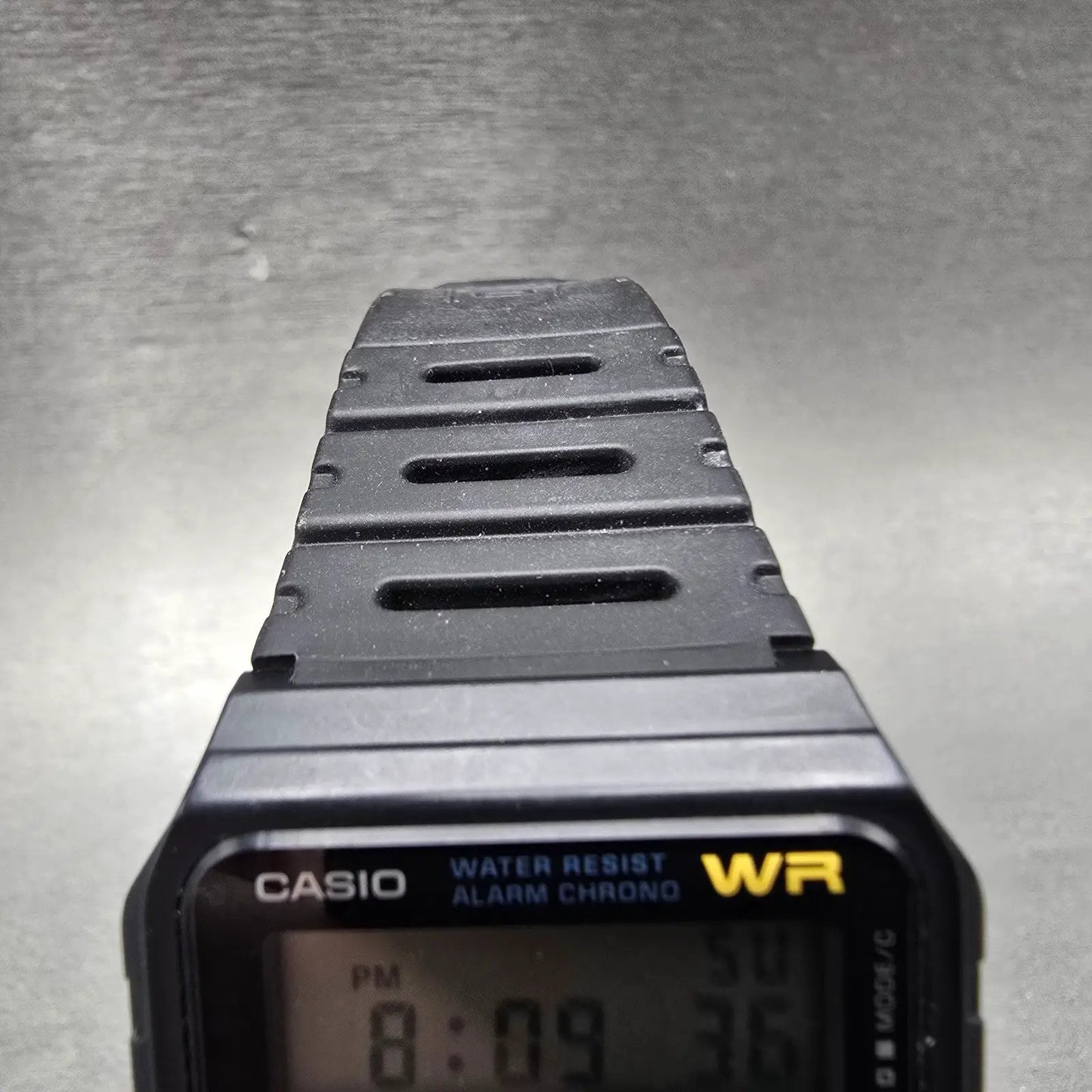 Casio Calculator CA-53W Watch Men 34mm Black Alarm Chronograph New Battery PLk4