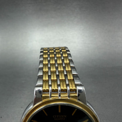 Citizen Watch Men 33mm Black Dial Two Tone Date Round 5510-S18248 PARTS5