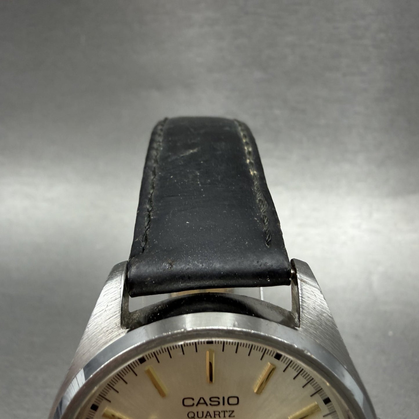 Casio Watch Men 37mm Champagne Dial Silver Tone Date MTP1175 New Battery4