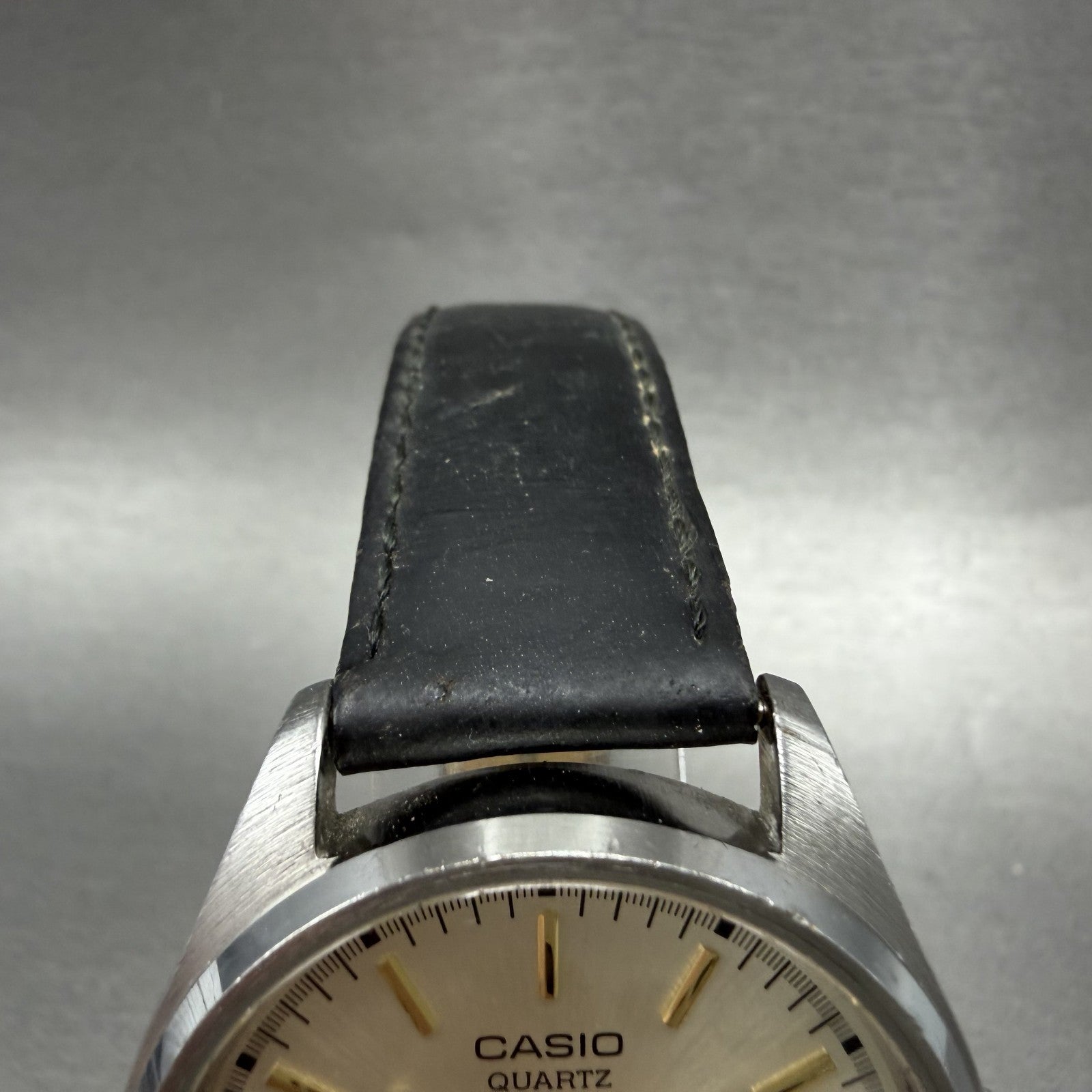 Casio Watch Men 37mm Champagne Dial Silver Tone Date MTP1175 New Battery4