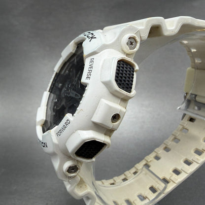 Casio G-Shock GA-110GW Watch Men 51mm Digital Analog White Alarm Chrono New Batt2