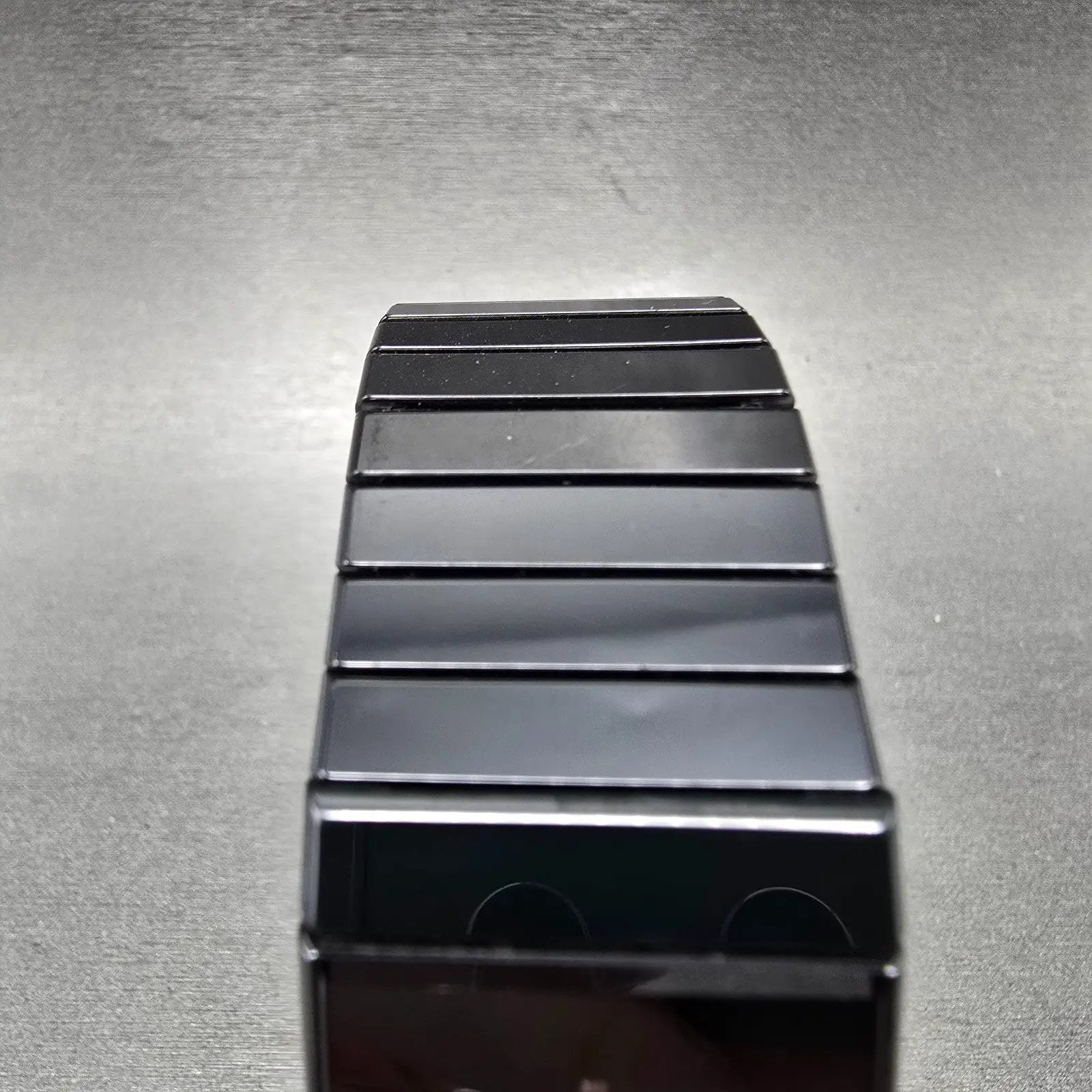 Rado Jubile Watch Men 24mm Black Dial Black Ceramic Rectangle 205.0295.3 New Bat4