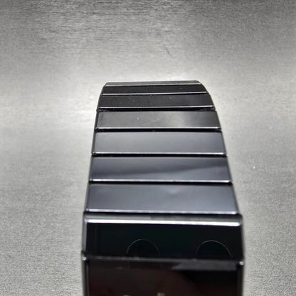 Rado Jubile Watch Men 24mm Black Dial Black Ceramic Rectangle 205.0295.3 New Bat4