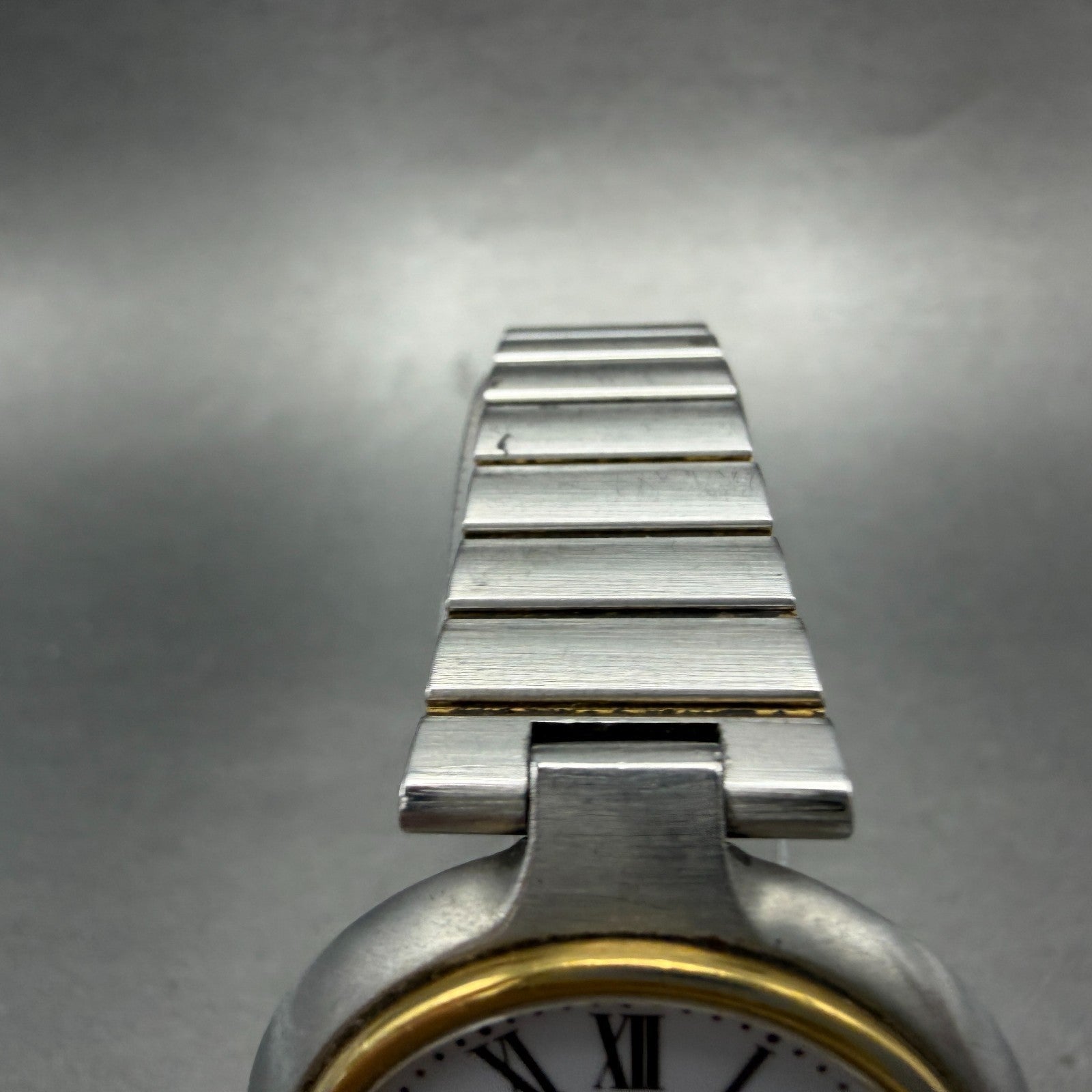 Dunhill Millennium Watch Men 32mm White Dial Two Tone Date Round New Battery4