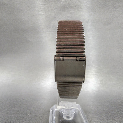 Seiko Tank Watch Men 23mm Champagne Dial Silver Tone 8y215050 New Battery7