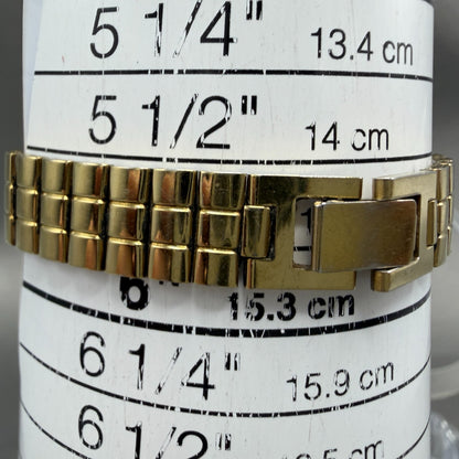 Seiko Watch Women 16mm White Dial Gold Tone Oval Vintage 1N00-5A50 New Battery11