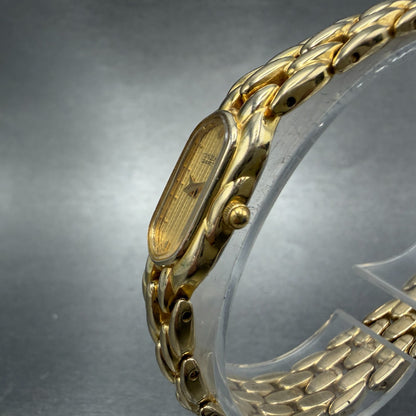 Citizen Watch Women 14mm Champagne Dial Gold Tone Oval 5421-S61241 New Battery2