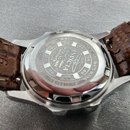 Invicta Wildflower Watch Women 31mm MOP Dial Steel Date Round 0688 New Battery7