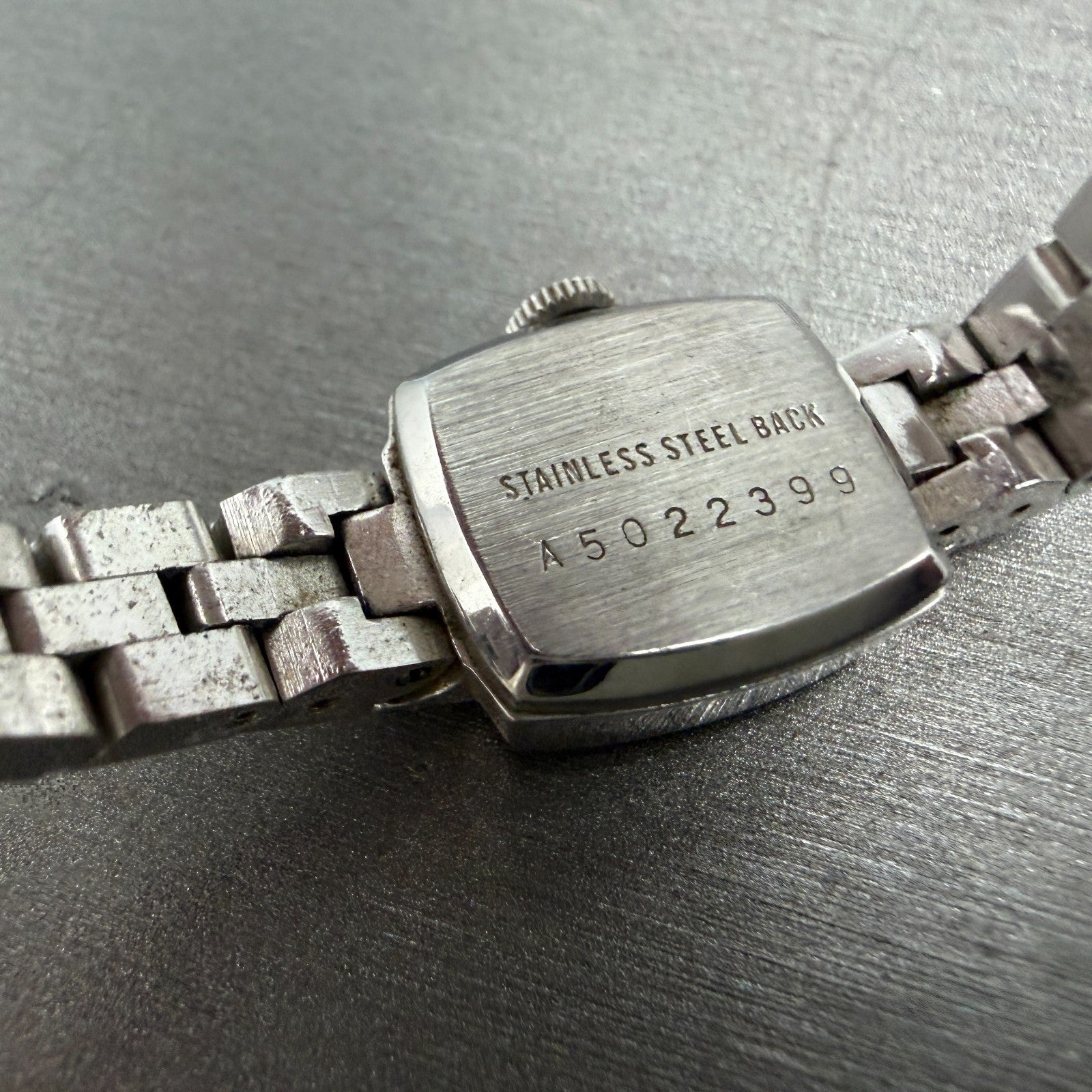 Rado Colline Watch Women 15mm Silver Dial Silver Tone Rectangle Manual Wind PART10