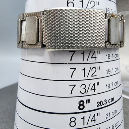 Orient AAA Deluxe Crystal Watch Men 36mm White Dial Silver Daydate READ!!!! Runs10