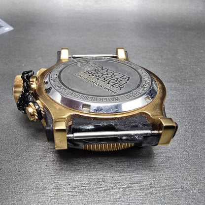 Invicta Russian Diver Chronograph Watch Men 52mm Black Dial Rose Gold New Batt8
