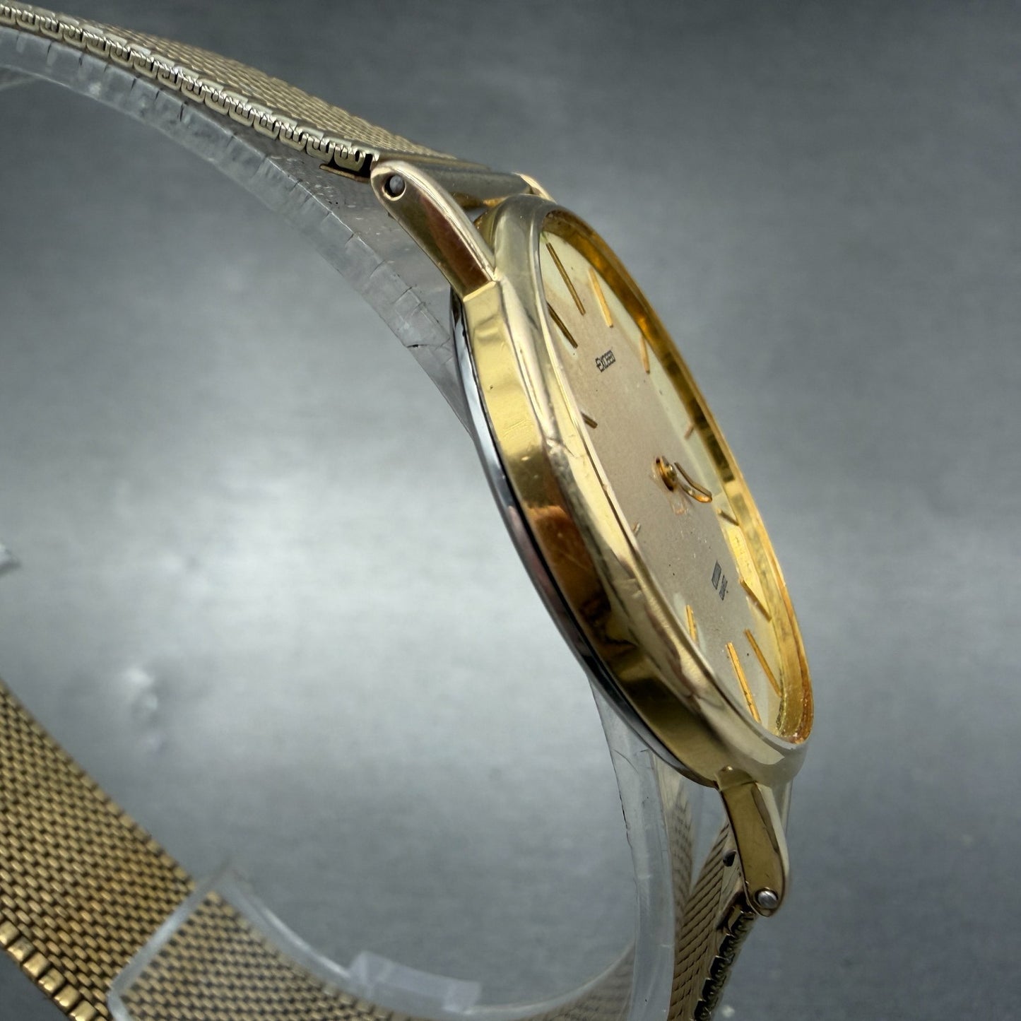 Citizen Exceed Watch Men 32mm Champagne Dial Gold Tone 2720-272145 PARTS4