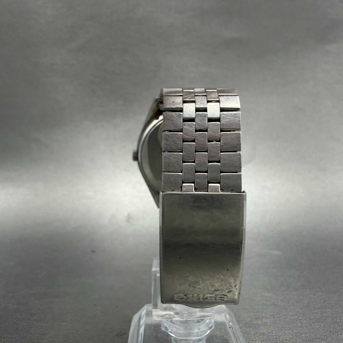 Seiko Type II Watch Men Brown 36mm Dial Silver Tone Daydate 0903-8140 NewBattery7