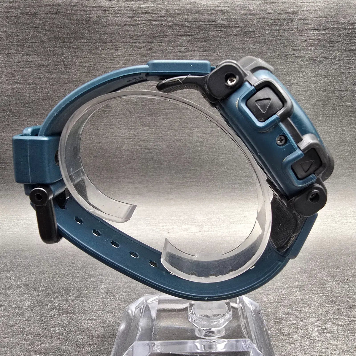 Casio G-Shock DW-003 Watch Men 46mm Black Blue Chrono Alarm Round New Battery JP8