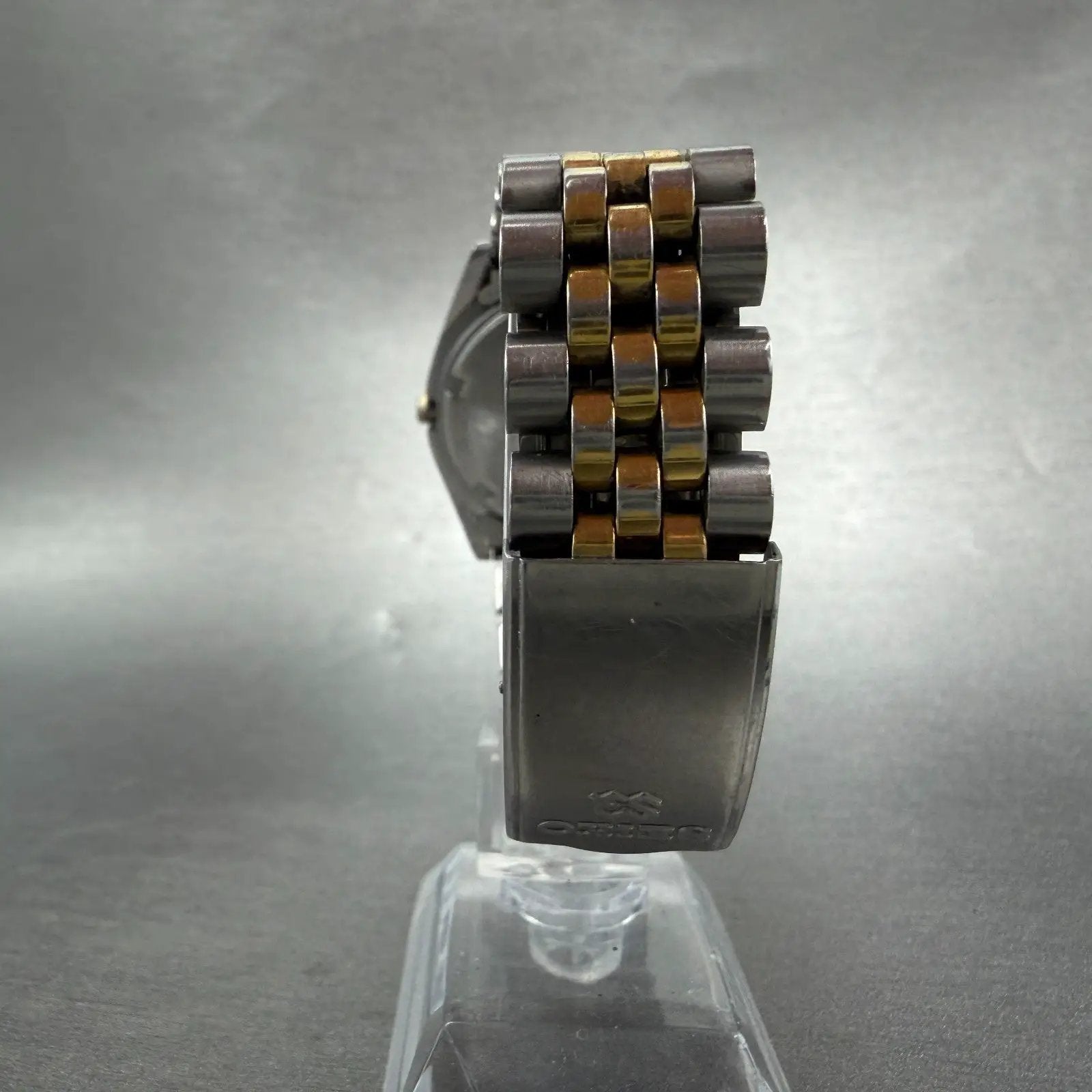 Seiko SQ President Watch Men 36mm Silver Dial Two Tone Daydate Round New Battery7