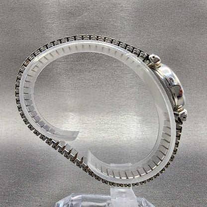 Seiko Watch Women 27mm White Dial Silver Tone Round 4N210052 New Battery8