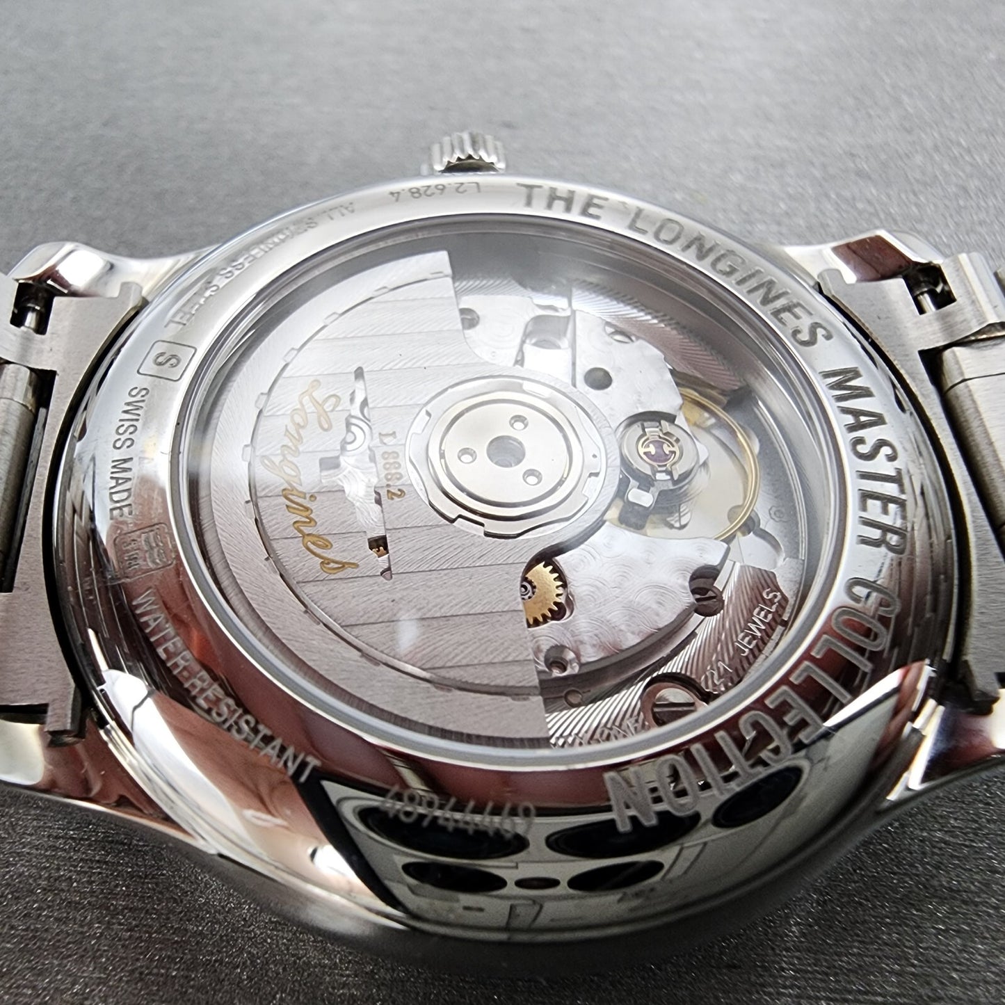 Longines Master Collection Automatic Watch Men 39mm White Dial Steel Date9