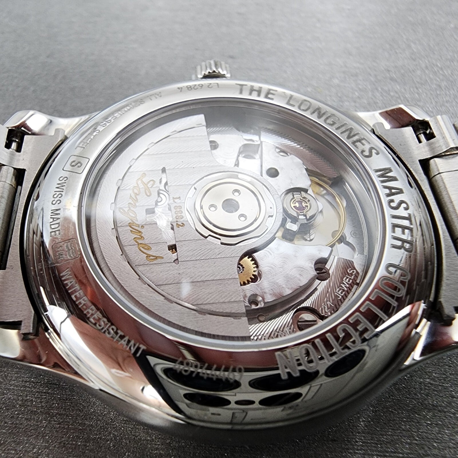 Longines Master Collection Automatic Watch Men 39mm White Dial Steel Date9