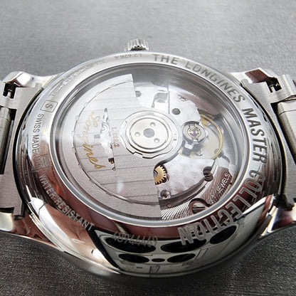 Longines Master Collection Automatic Watch Men 39mm White Dial Steel Date9