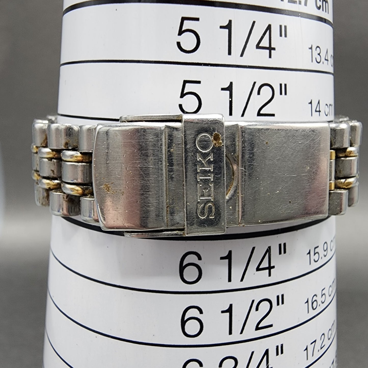 Seiko Diver Watch Women 31mm White Dial Two Tone Date Round 3E250A30 New Batt10