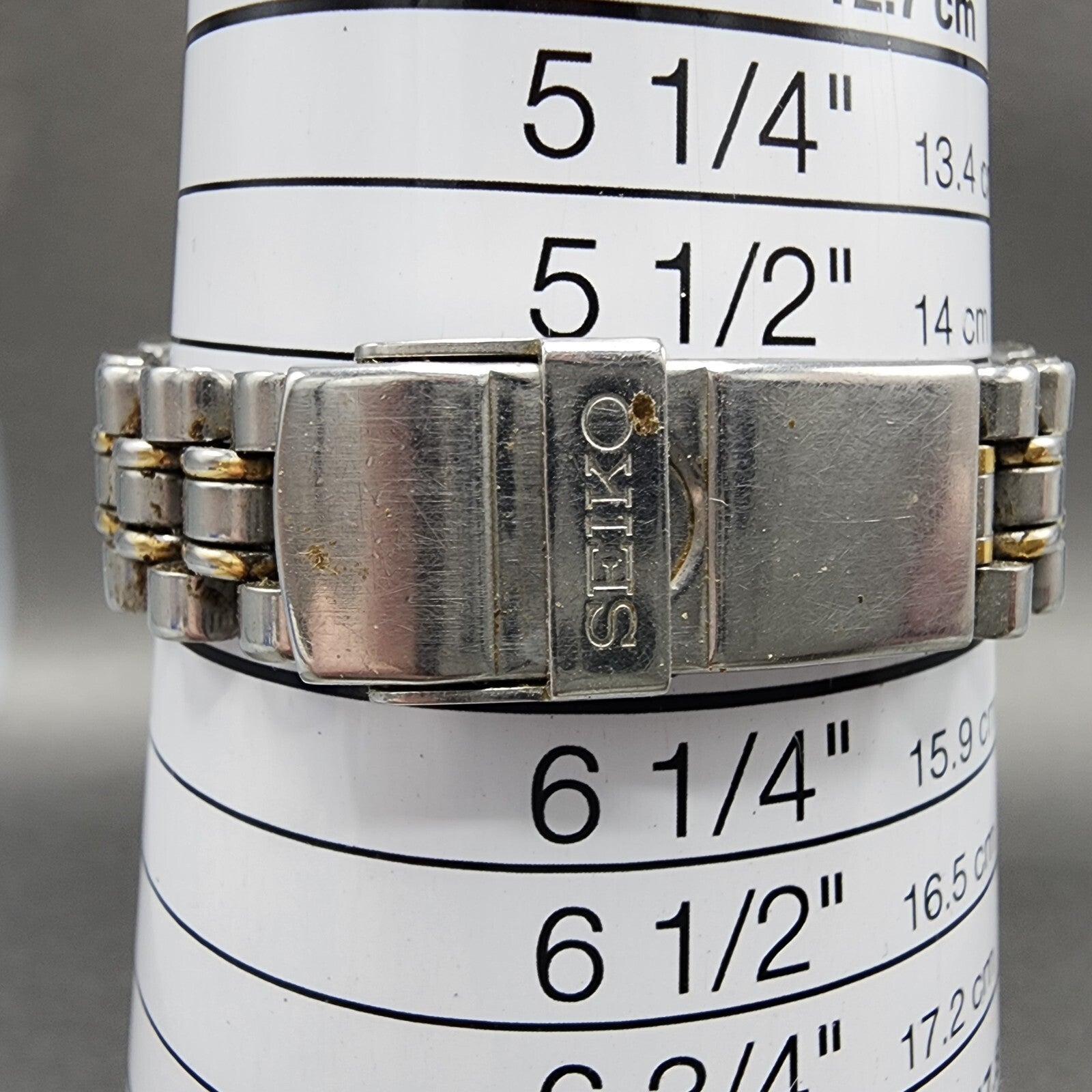 Seiko Diver Watch Women 31mm White Dial Two Tone Date Round 3E250A30 New Batt10