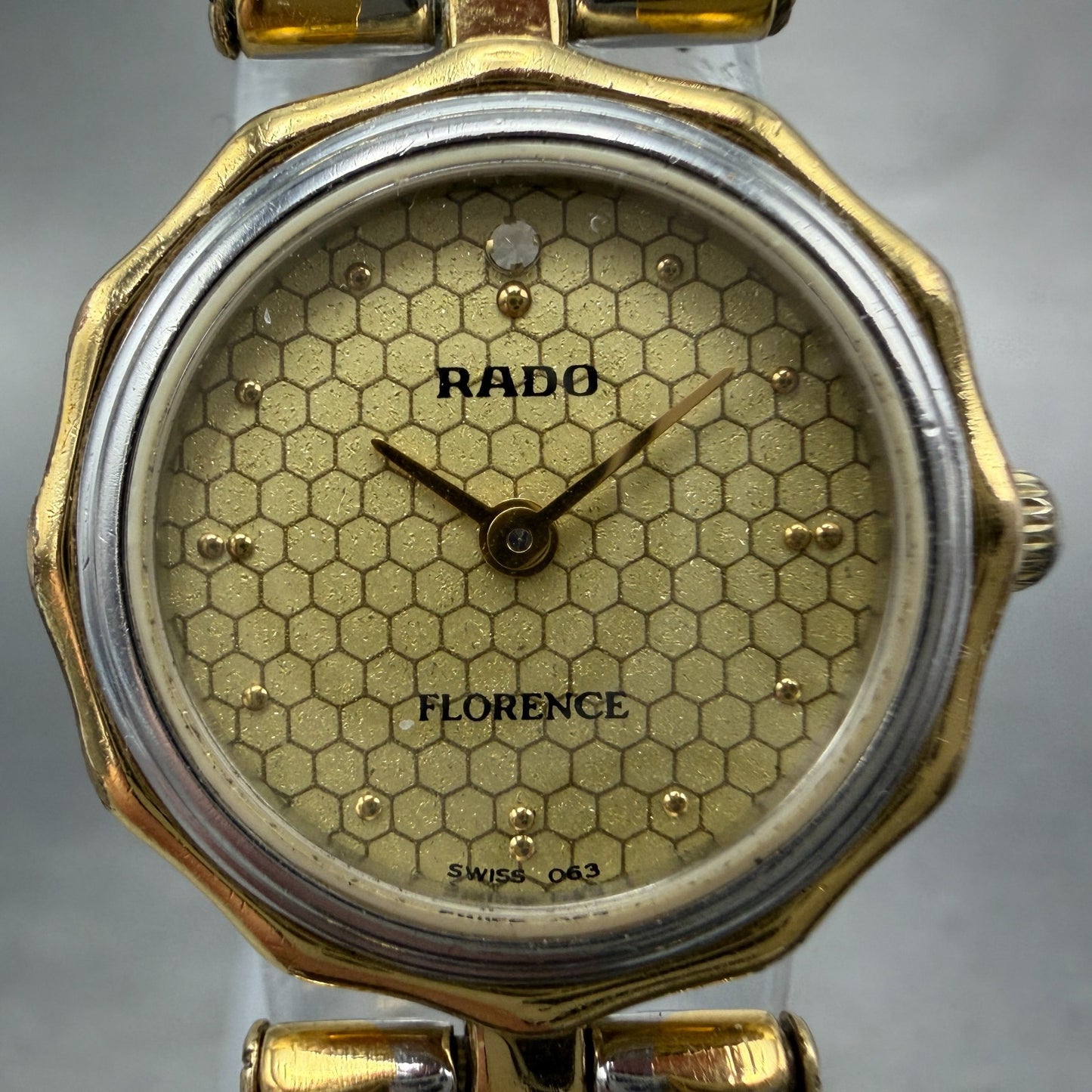 RADO Florence Watch Women 23mm Champagne Dial Two Tone 133.3661.2 New Battery1