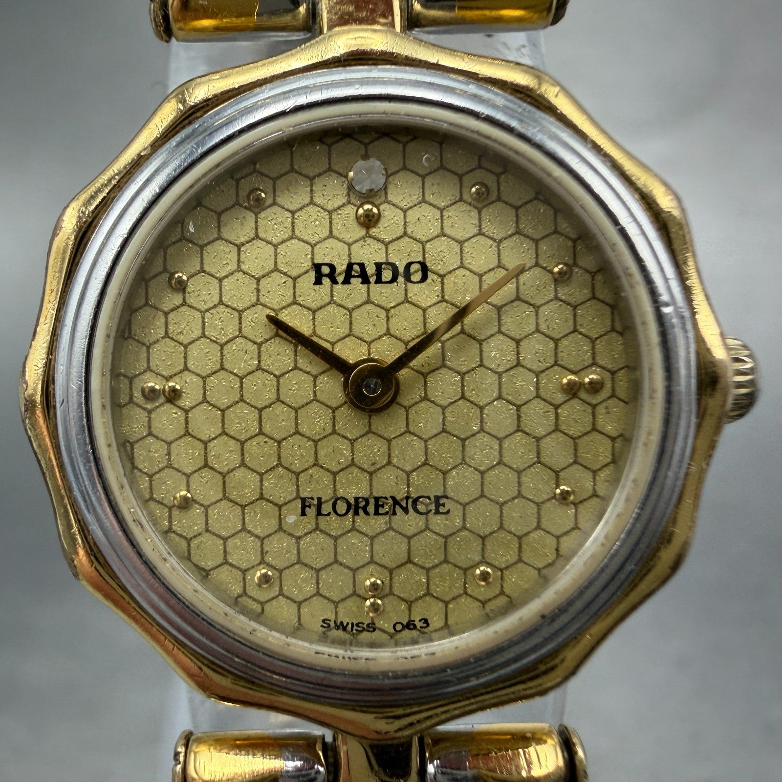 RADO Florence Watch Women 23mm Champagne Dial Two Tone 133.3661.2 New Battery1