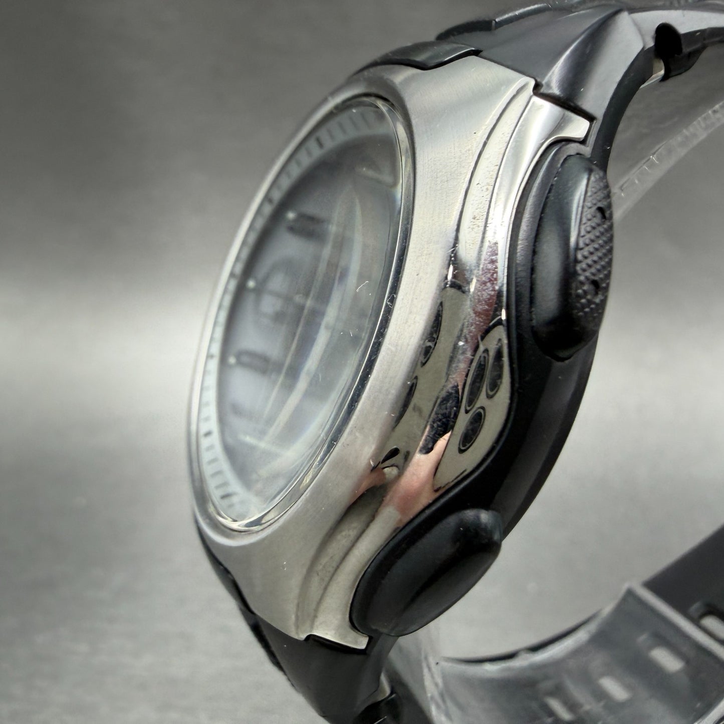 Casio Waveceptor WVQ-400 Watch Men 43mm Gray Dial Black Tone Date Solar Runs LD2