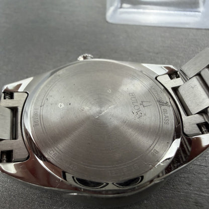 Bulova Watch Women 32mm MOP Dial Stainless Steel Round 96P198 New Battery9