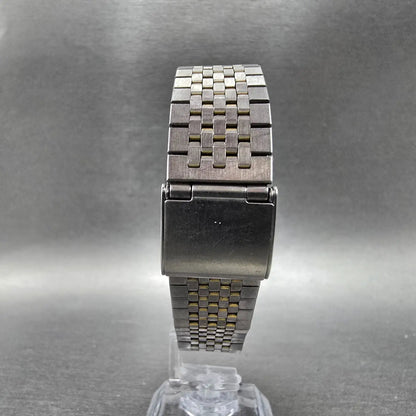 Seiko Watch Men 29mm Champagne Dial Gold Tone 2620-5360 Rectangle PARTS Vintage8