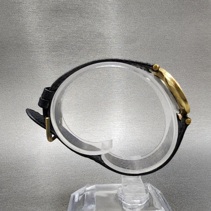Pierre Balmain Watch Women 26mm White Dial Gold Tone Small Seconds New Batt9