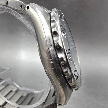 Seiko Prospex Dive Watch Men 41mm Black Dial Titanium Date Solar V147-0AG0 Runs3