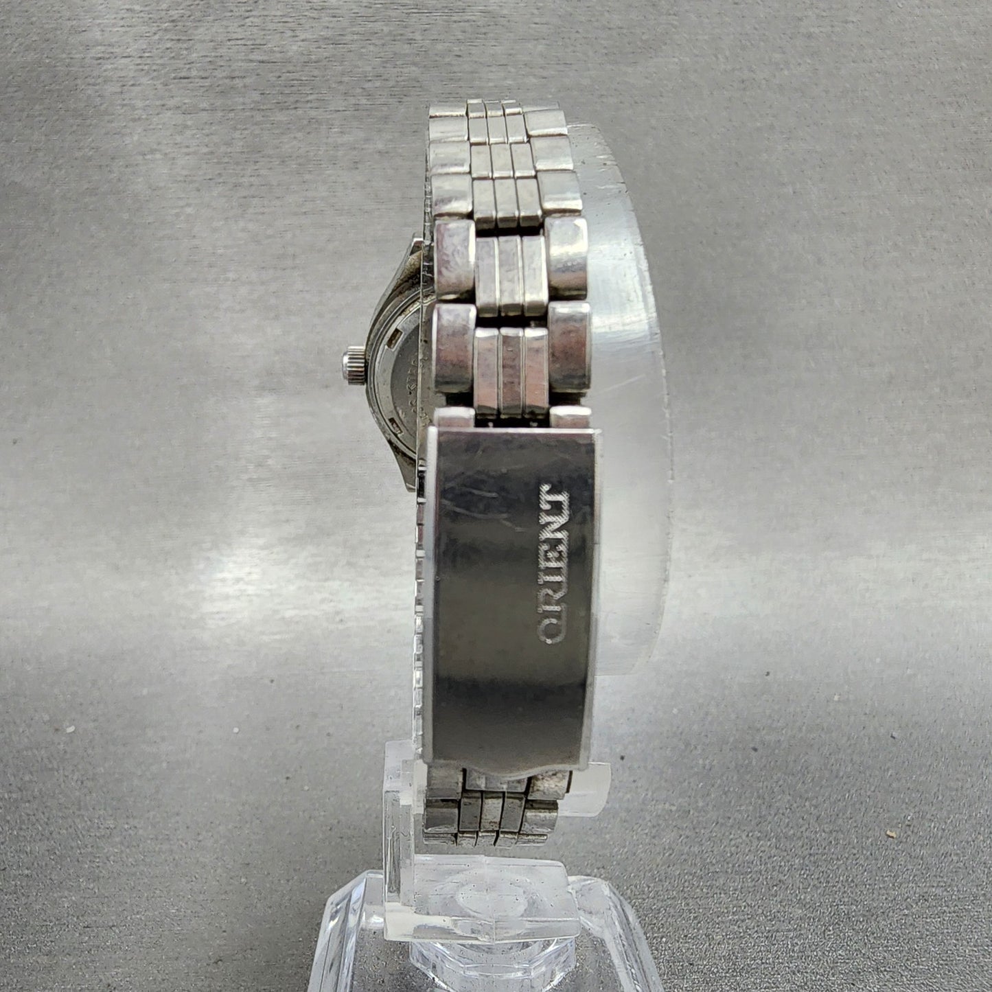 Orient Minimatic Watch Women 26mm Purple Dial Steel Date Automatic PARTS6