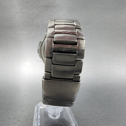 Casio I-Range Watch Men 41mm Black Dial Analog Digital Titanium IRW-M10T Works