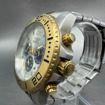 Invicta Pro Diver Chrono Watch Men 45mm Champagne Dial Two Tone 17399 New Batt2