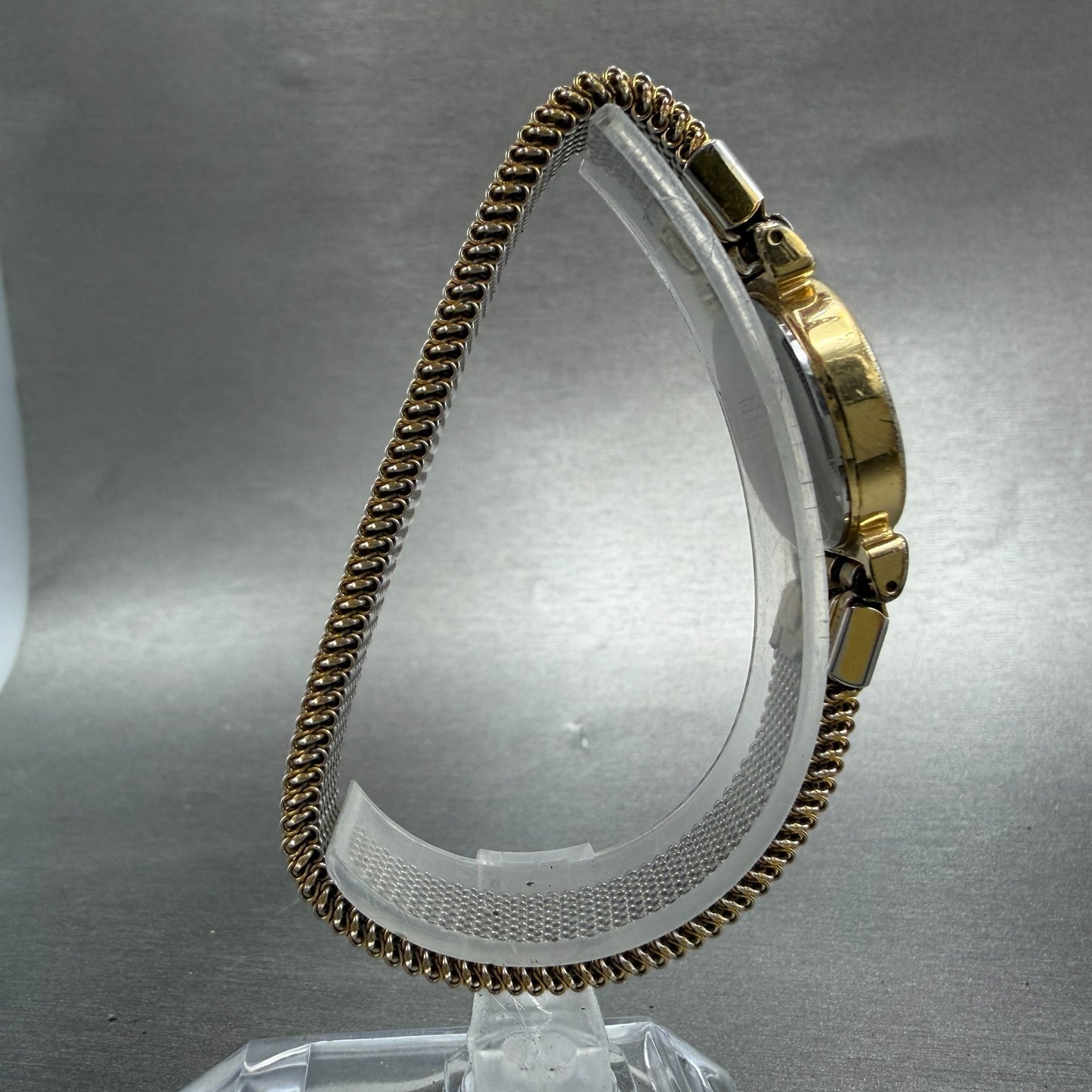 Seiko Watch Women 21mm Silver Dial Gold Tone Round 2C21-0100 New Battery Vintage8