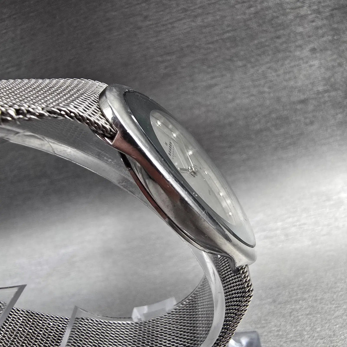 Skagen Watch Women 26mm Silver Dial Silver Tone Oval 468SSSC New Battery3