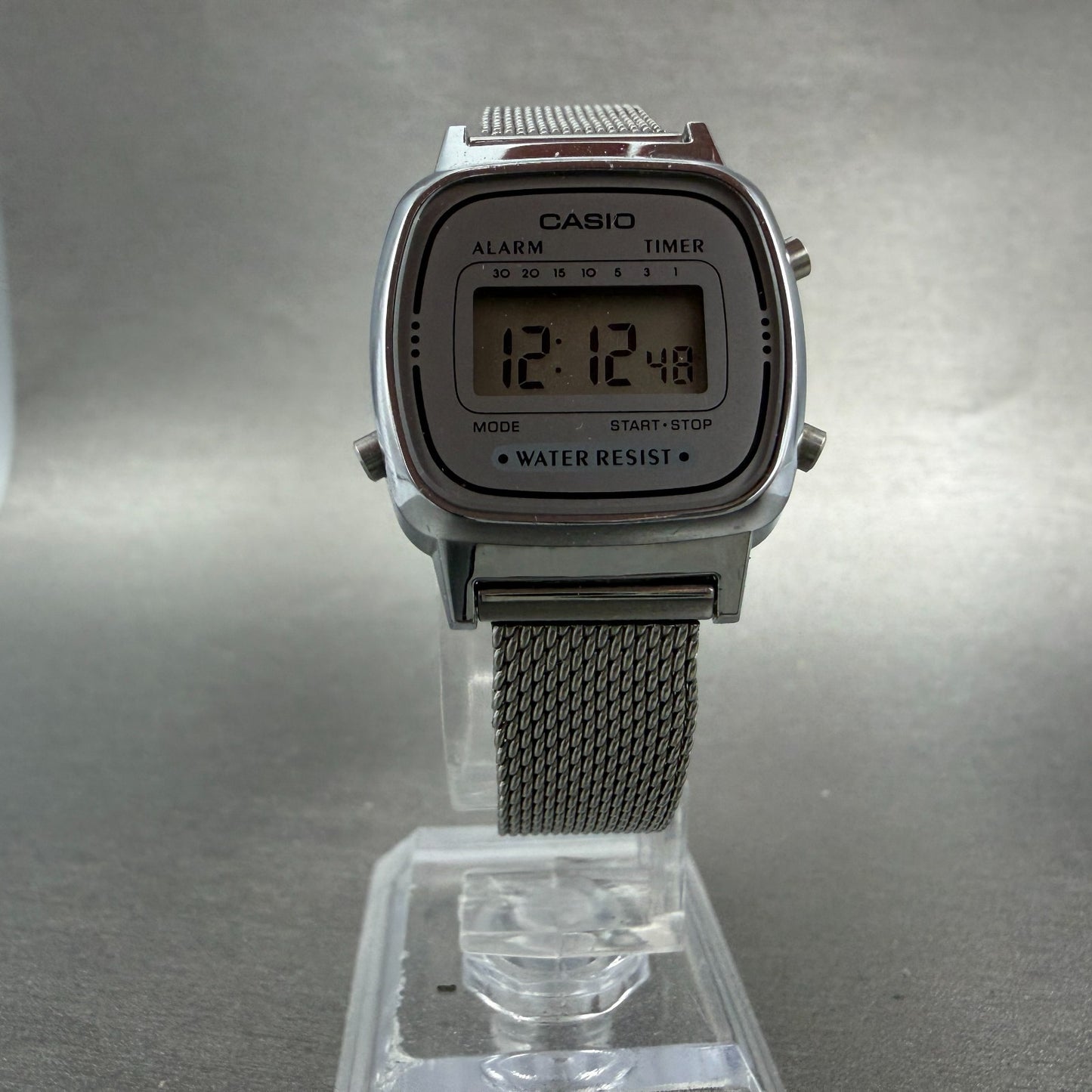 Casio Digital Watch Women 22mm Silver Alarm Chrono Daydate LA670WE New Battery5