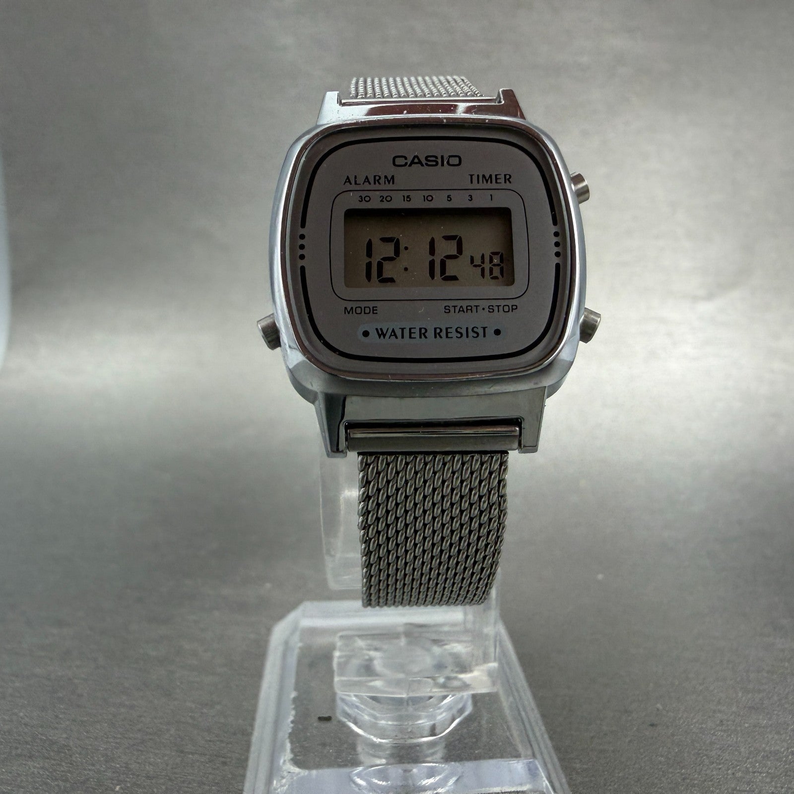 Casio Digital Watch Women 22mm Silver Alarm Chrono Daydate LA670WE New Battery5