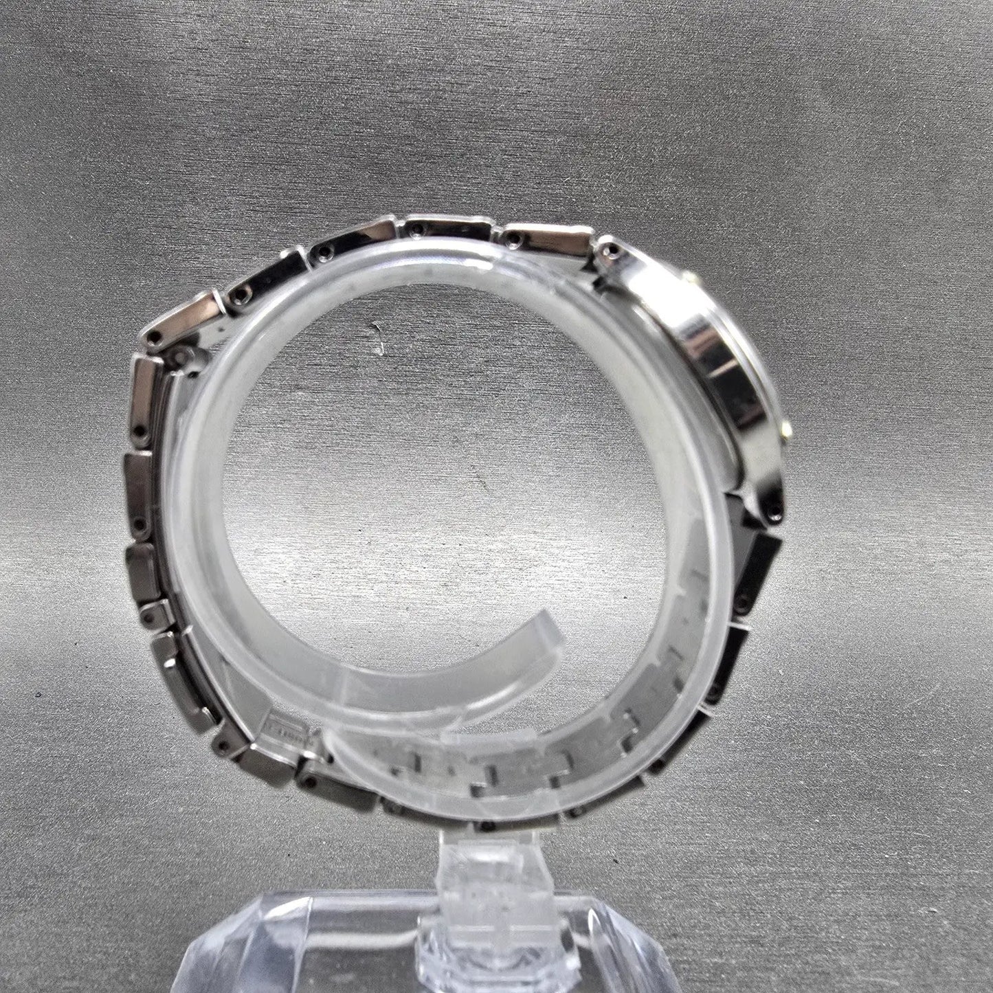 Seiko Solar Watch Women 24mm MOP Dial Two Tone Round V115-0AB0 Runs Bracelet8