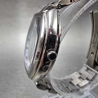 Seiko Lukia Atomic Solar Watch Women 26mm White Dial Silver Tone 1B22-0BY0 PARTS3