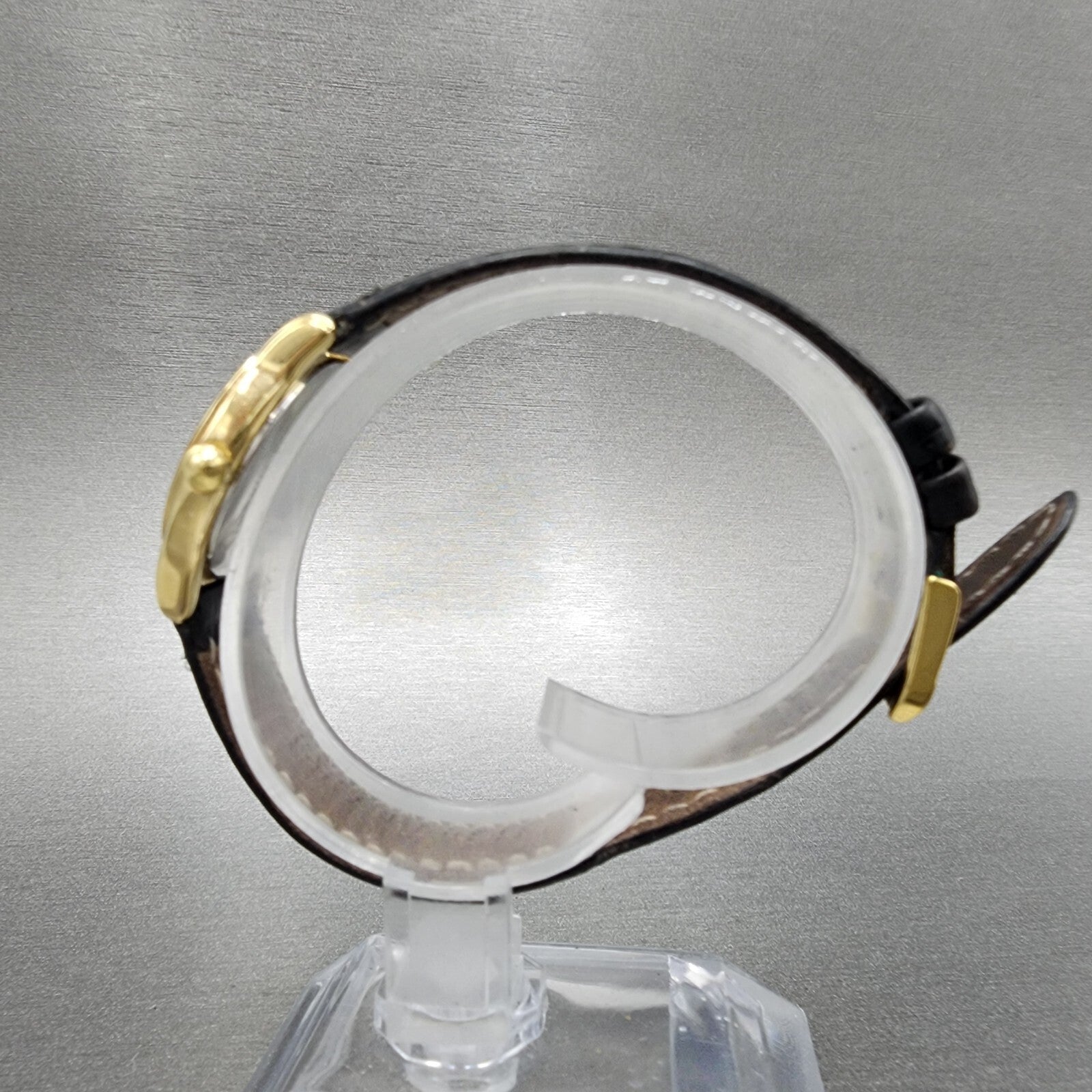 Raymond Weil Watch Women 24mm White Dial Gold Dial Date 5369 New Battery6