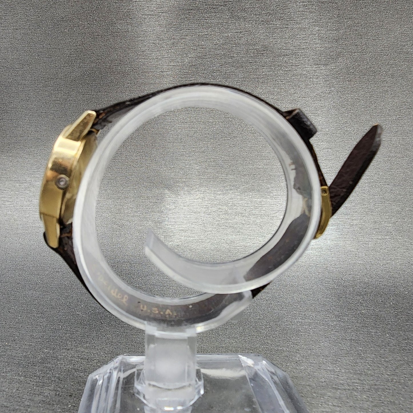 Omega De Ville Watch Women 22mm Gold Dial 10K Gold Filled Round 5910051 PARTS7