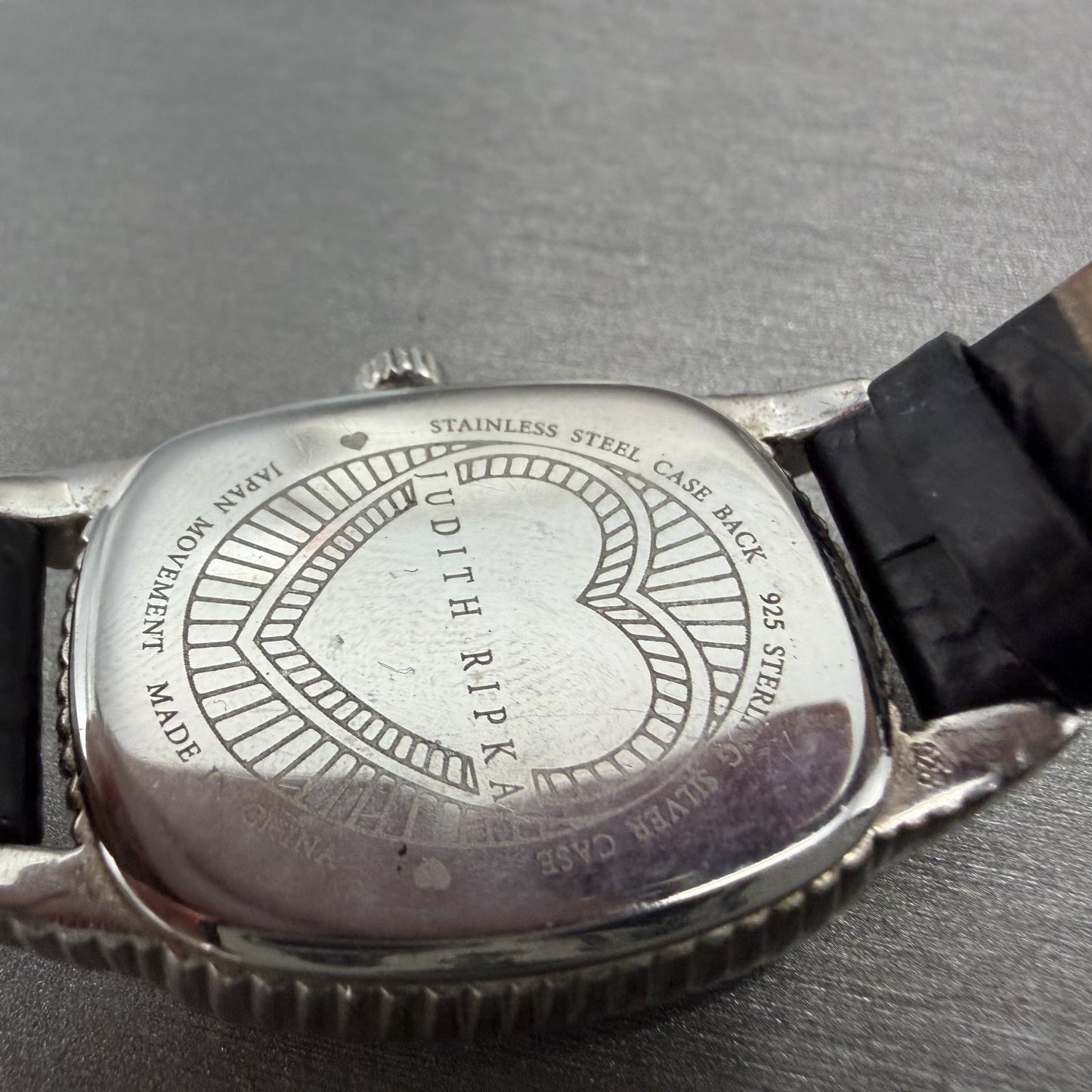 Judith Ripka Watch Women 29mm White Dial Sterling Silver Oval New Battery9
