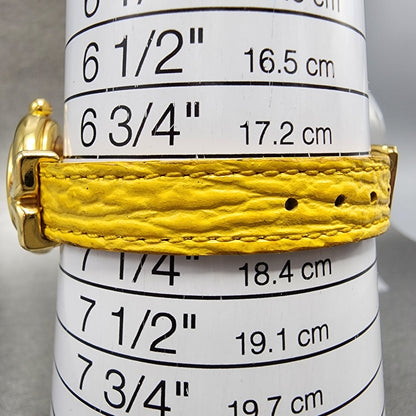Fendi Cameleon Watch Women 24mm White Dial Gold Tone Oval 640L New Battery10