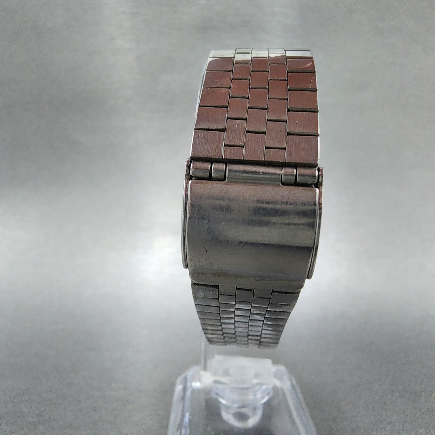 Seiko Watch Men 33mm Silver Dial Silver Tone Date 7832-8010 PARTS