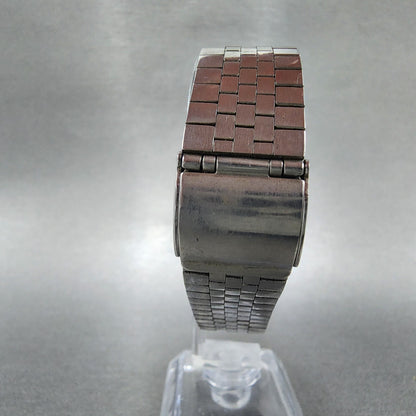 Seiko Watch Men 33mm Silver Dial Silver Tone Date 7832-8010 PARTS