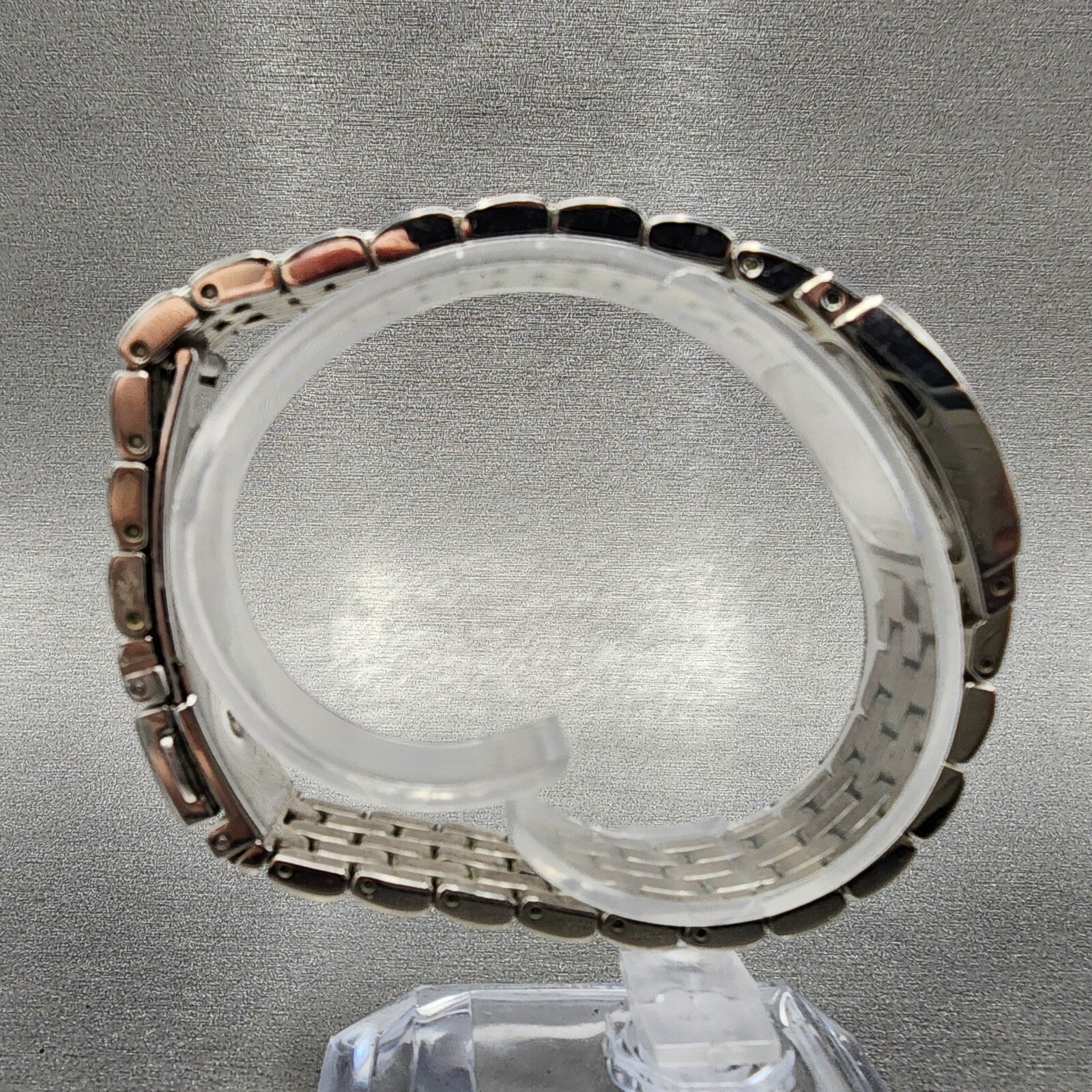 Caravelle Bulova Watch Women 20mm White Dial Silver Tone Rectangle 43L48 NewBatt8