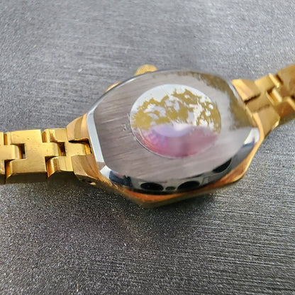 Citizen Watch Women 17mm Champagne Dial Gold Tone NOS 3220890809 New Battery11